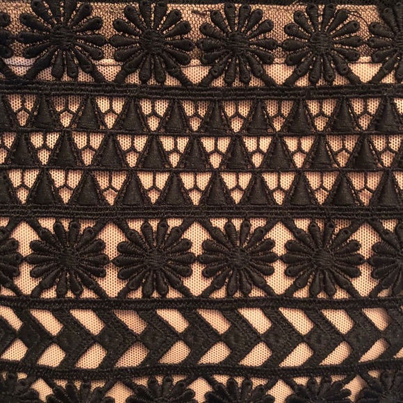 Endless Rose Crochet Lace & Pleated Maxi Dress NWT - Picture 5 of 8